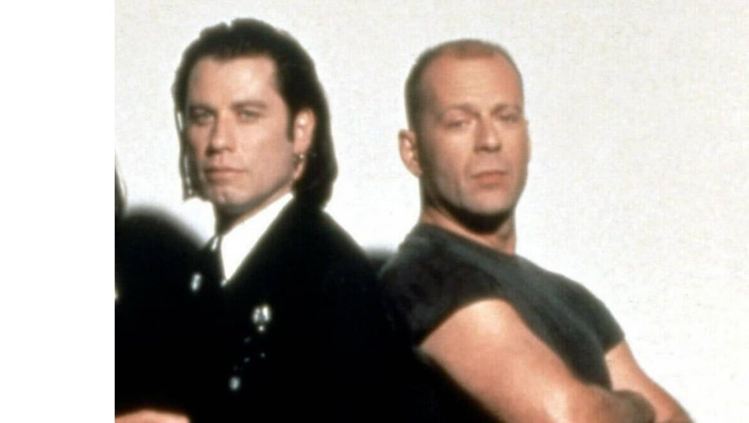 John Travolta e Bruce Willis em Pulp Fiction Divulgacao 1