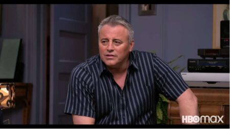Matt LeBlanc em Friends The Reuinion Reproducao