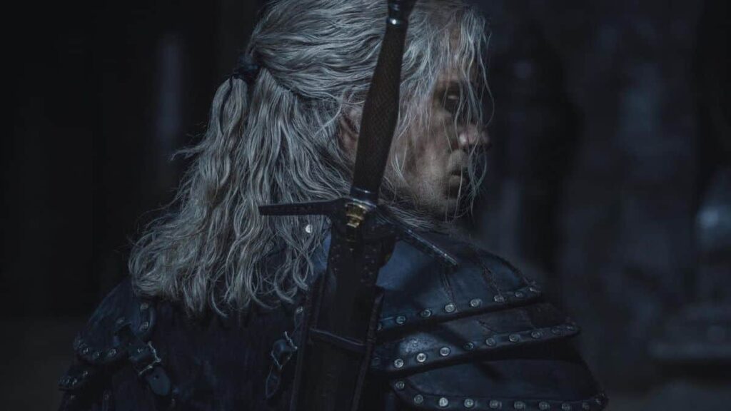 Geralt de Rivia (Henry Cavill) em The Wicher (Reprodução / Netflix)