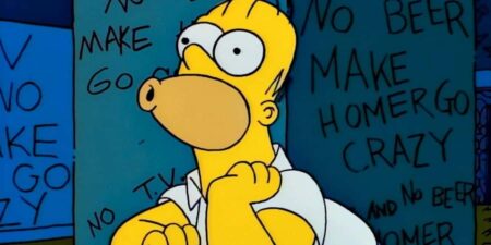 Homer em Os Simpsons (Divulgação)