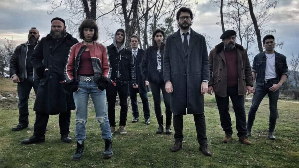 Elenco de La Casa de Papel (Divulgação / Netflix)