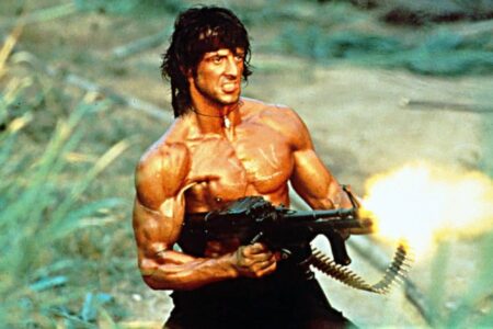 Sylvester Stallone em Rambo (Reprodução)