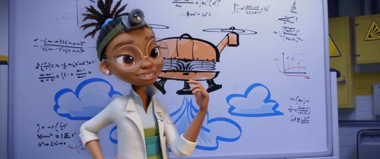 Kendra Wilson (Yara Shahidi) em PAW Patrol: The Movie (Divulgação / Spin Master)