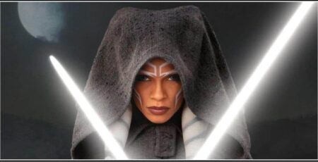 Ahsoka Tano (Rosario Dawson) em The Mandalorian (Divulgação / LucasFilm)
