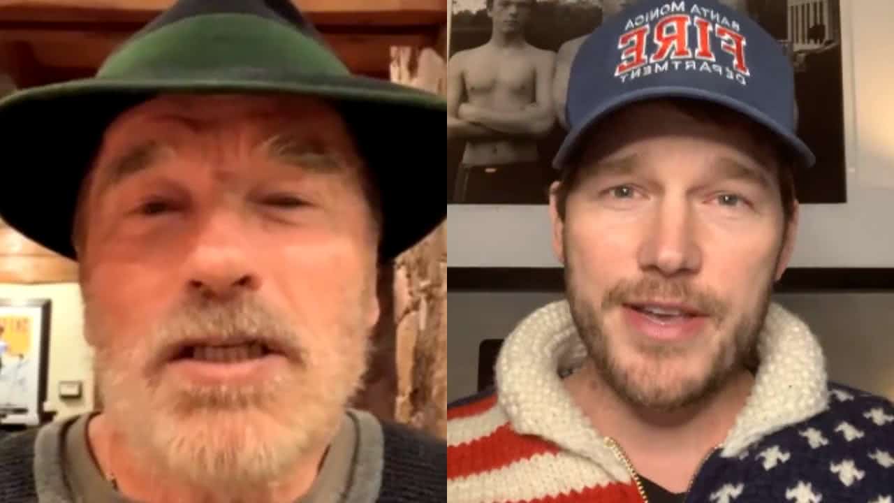 Arnold Schwarzenegger e Chris Pratt Instagram