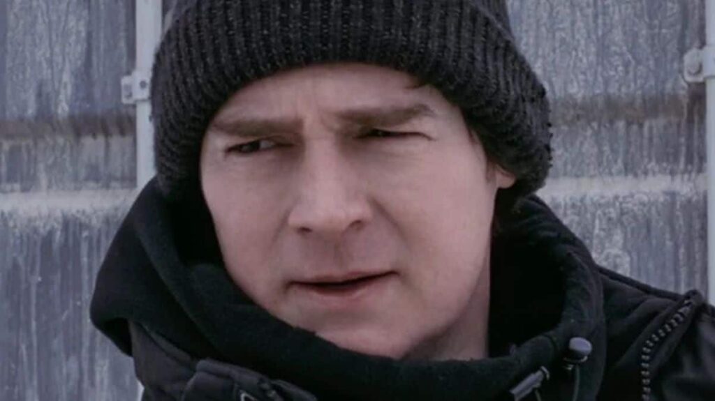 Benjamin Walker em The Ice Road (Reprodução / Netflix)