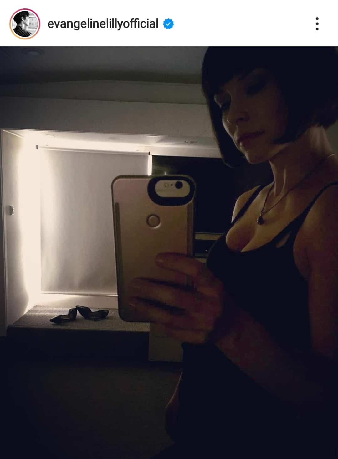 Evangeline Lilly publicou foto de bastidores de Home Formiga e a Vespa Reproducao