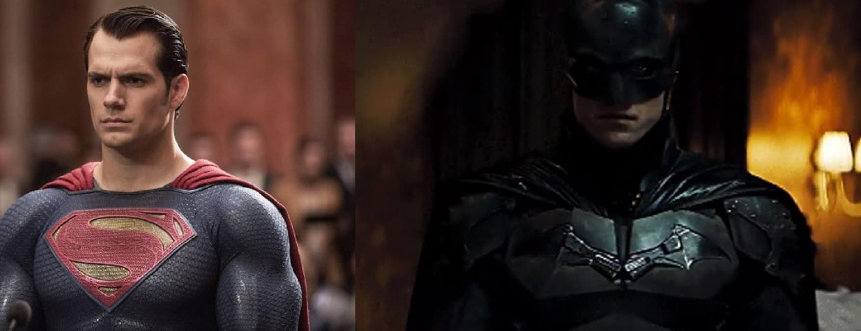 O Batman: Robert Pattinson pode ganhar seu próprio Superman 1 Henry Cavill e Robert Pattinson Montagem com fotos de reproducao
