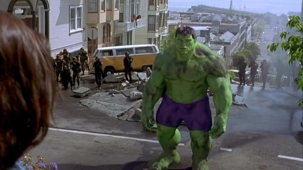 4 razões por que o Hulk de Ang Lee supera O Incrível Hulk de Leterrier Hulk Eric Bana em Hulk Reproducaoa
