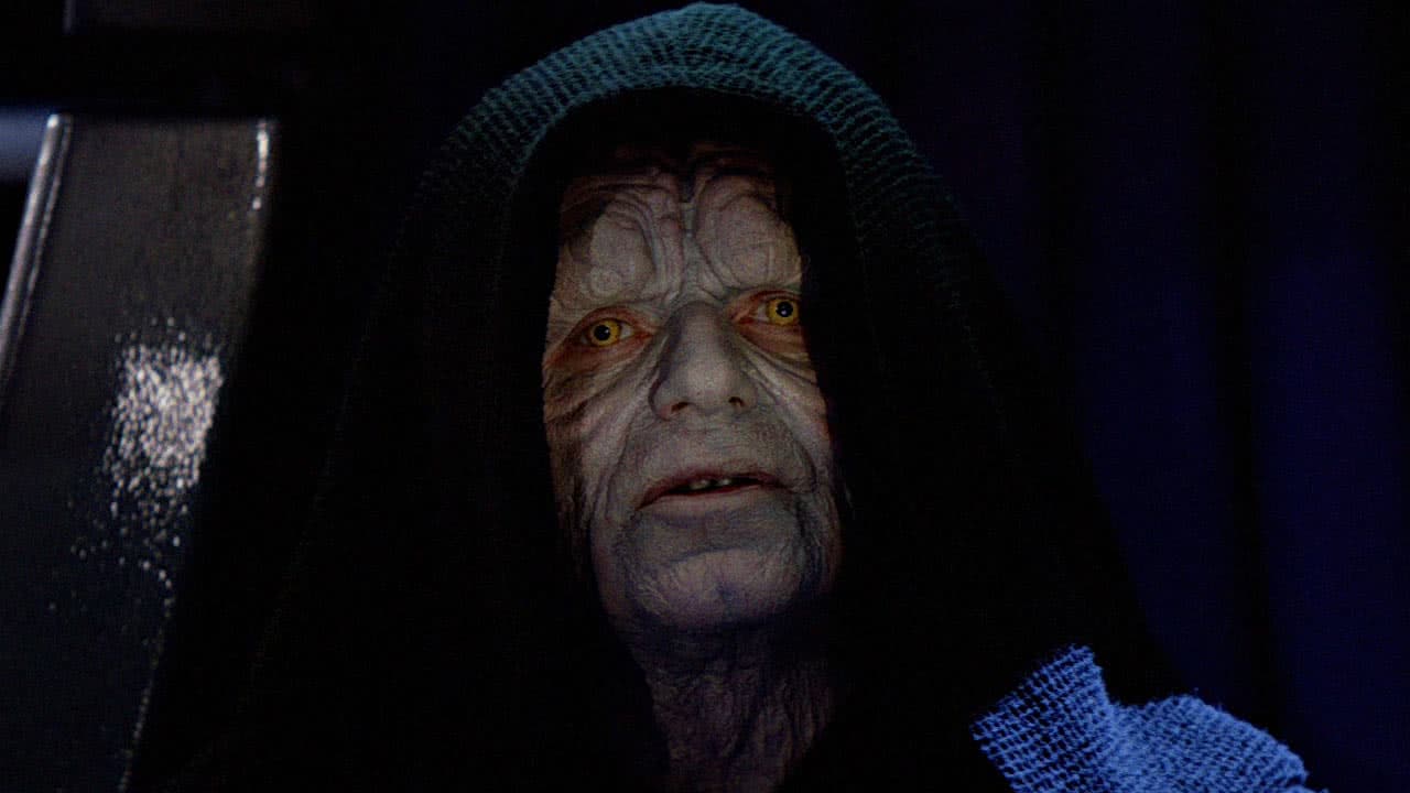 Imperador Palpatine (Ian McDiarmid) na Saga Star Wars (Reprodução)