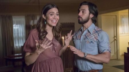 Jack (Milo Ventimiglia) e Rebecca (Mandy Moore) em This is Us (Reprodução)