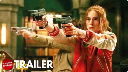 Milkshake Gunpowder | Novo filme mostrará estrela de Vingadores como você nunca viu KarenGillan