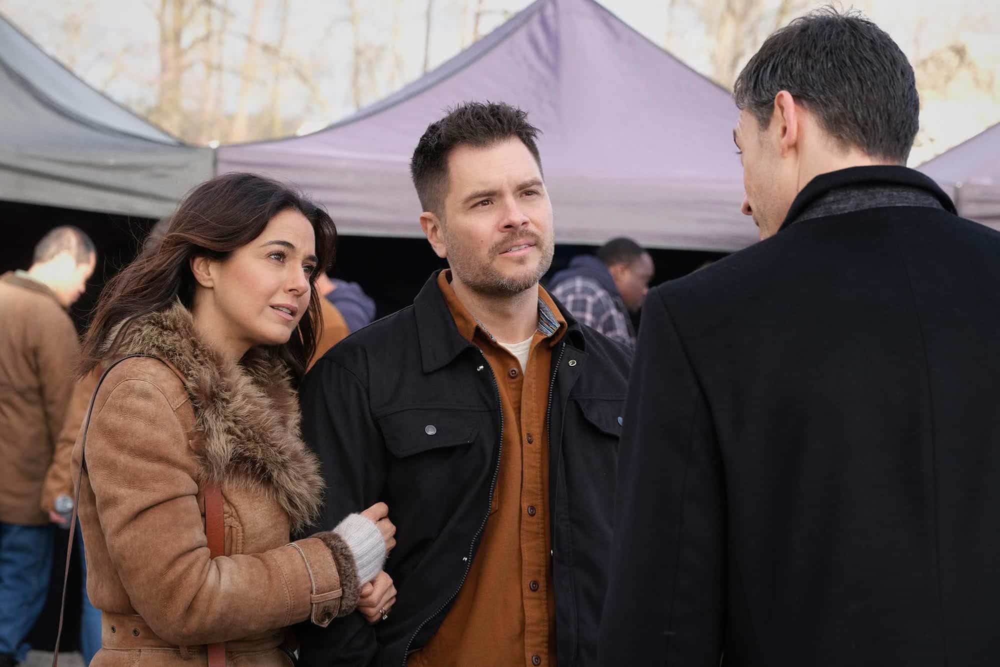 Lana e Kyle em Superman e Lois Reproducao