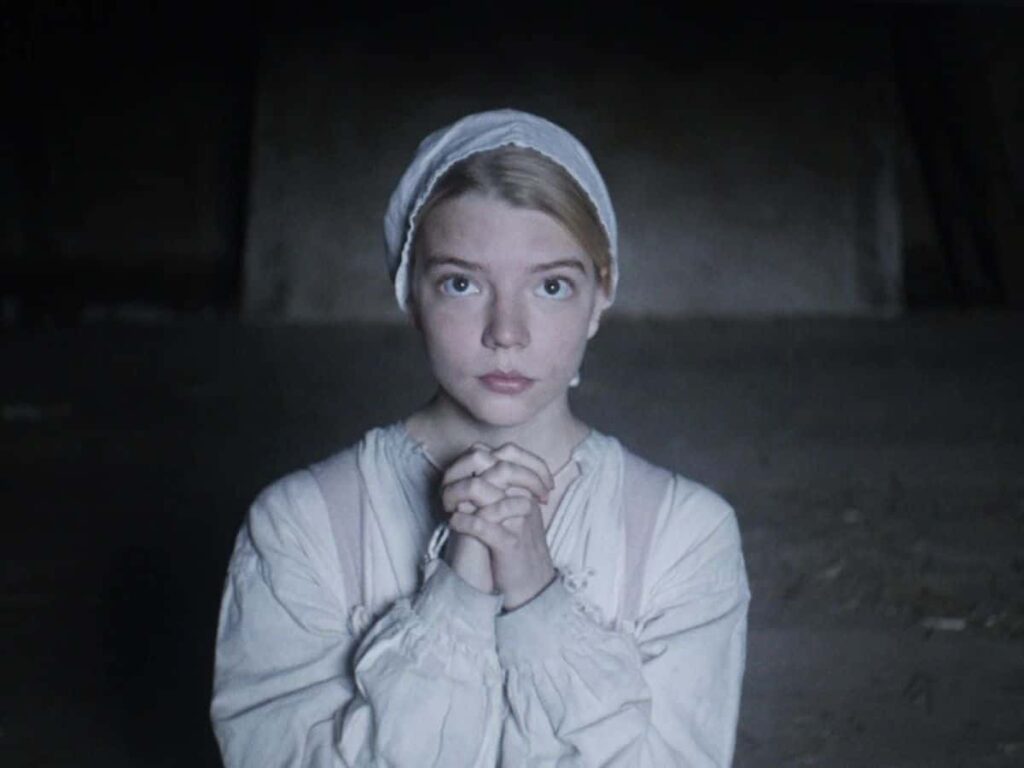 Anya Taylor-Joy revela como se sentiu ao se ver atuando em A Bruxa Anya Taylor-Joy em A Bruxa (Reprodução)