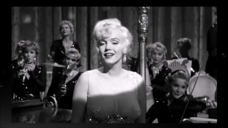 Marilyn Monroe em Quanto Mais Quente Melhor2 Reproducao