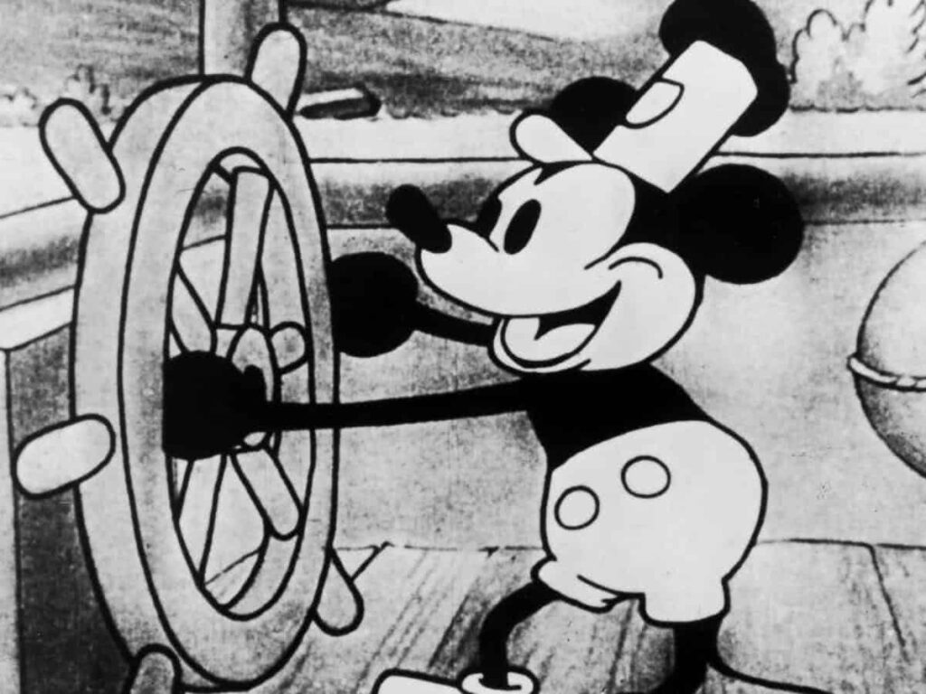 Filme de terror baseado em animação do Mickey Mouse ganha primeira imagem Mickey em O Vapor Willie (Reprodução)