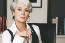 Meryl Streep em O Diabo Veste Prada