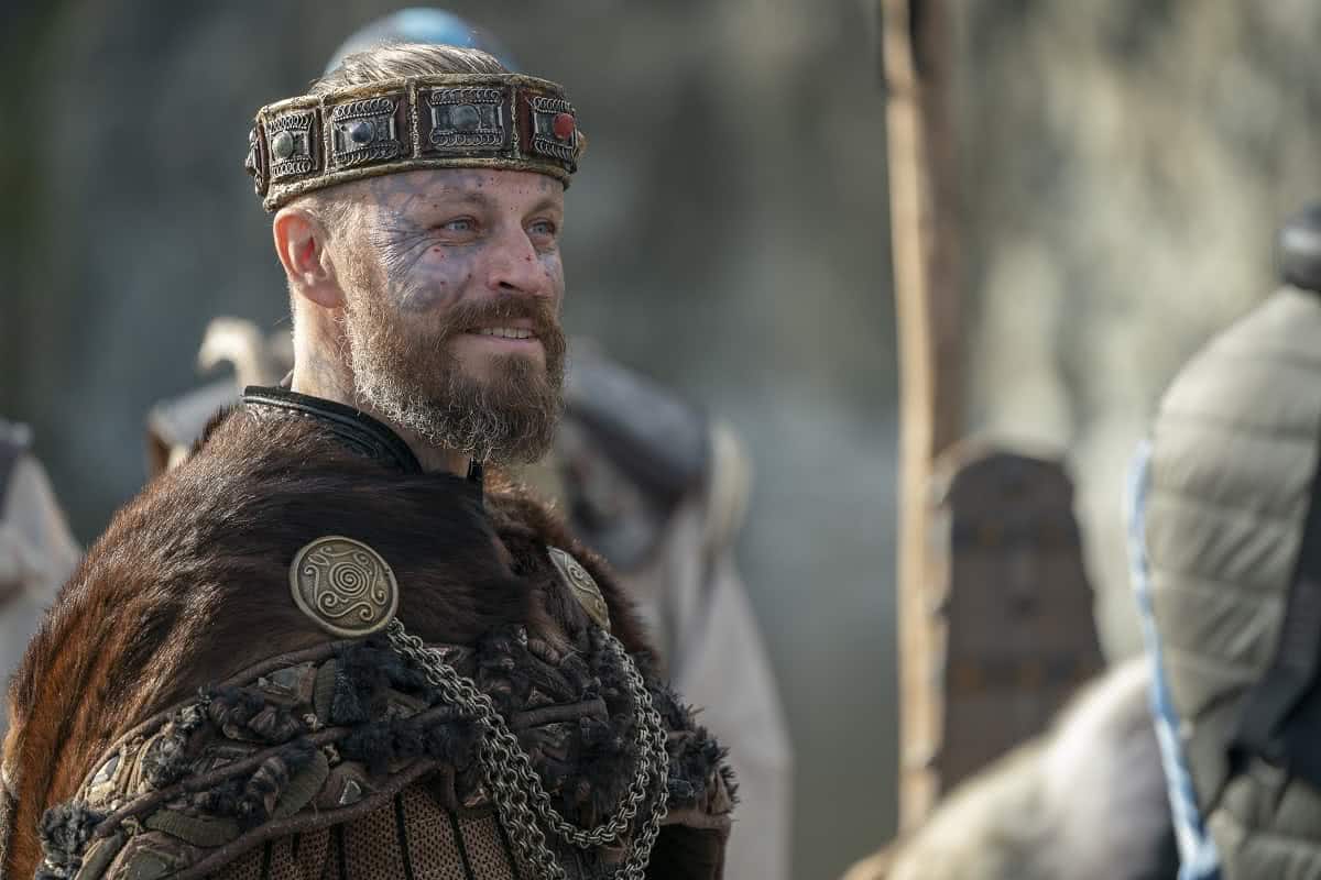 Rei Harald (Peter Franzén) em Vikings (Reprodução)