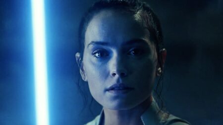 Daisy Ridley como Rey em Star Wars: Episódio IX - A Ascensão Skywalker (Reprodução / Lucasfilm)