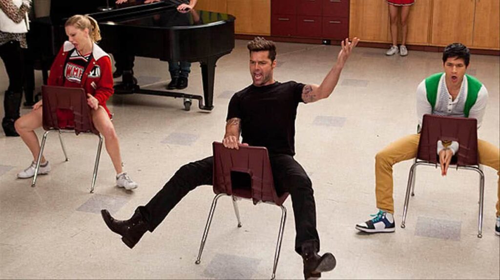 Ricky Martin é obrigado a comparecer a tribunal de Porto Rico nesta quinta-feira Ricky Martin em Glee (Reprodução)