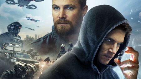 Stephen Amell e Robbie Amell em Code 8 - Renegados
