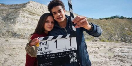 Dafne Keen e Amir Wilson em His Dark Materials (Divulgação / HBO)