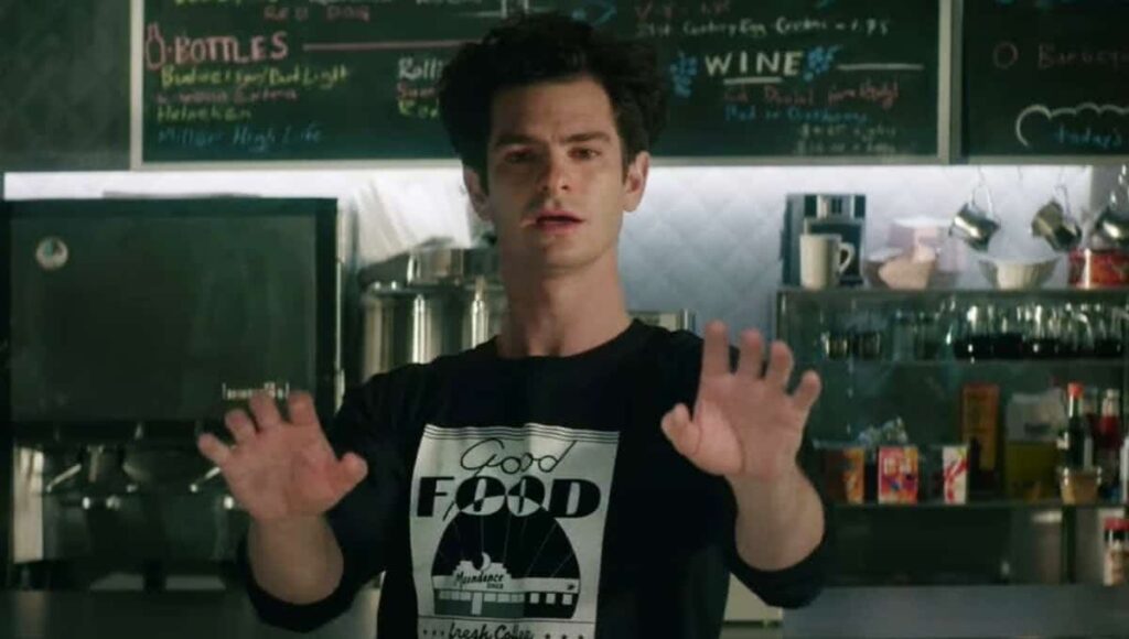Andrew Garfield em Tick, Tick...Boom! (Reprodução)