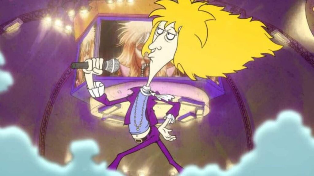 Personagens do Cartoon Network celebram Dia do Rock Carlos Felino em Irmão do Jorel (Reprodução / Cartoon Network)