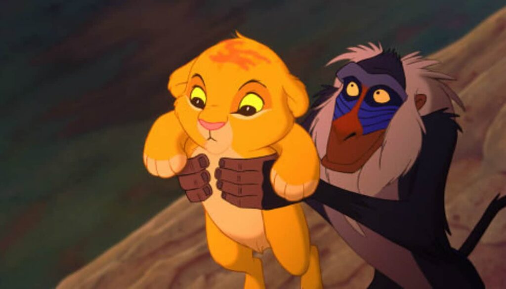 Simba em O Rei Leão (Reprodução)