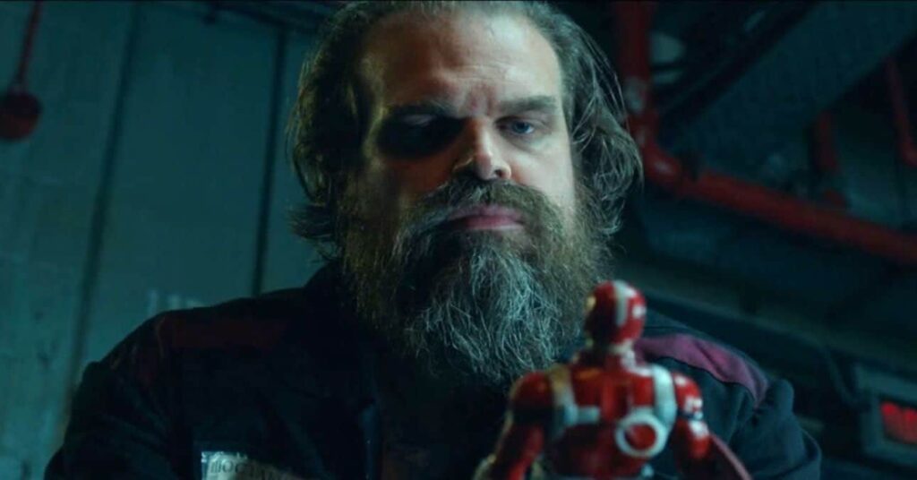 David Harbour perdeu papel na Marvel por recusar fazer dieta Guardião Vermelho (David Harbour) em Viúva Negra (Reprodução / Marvel)