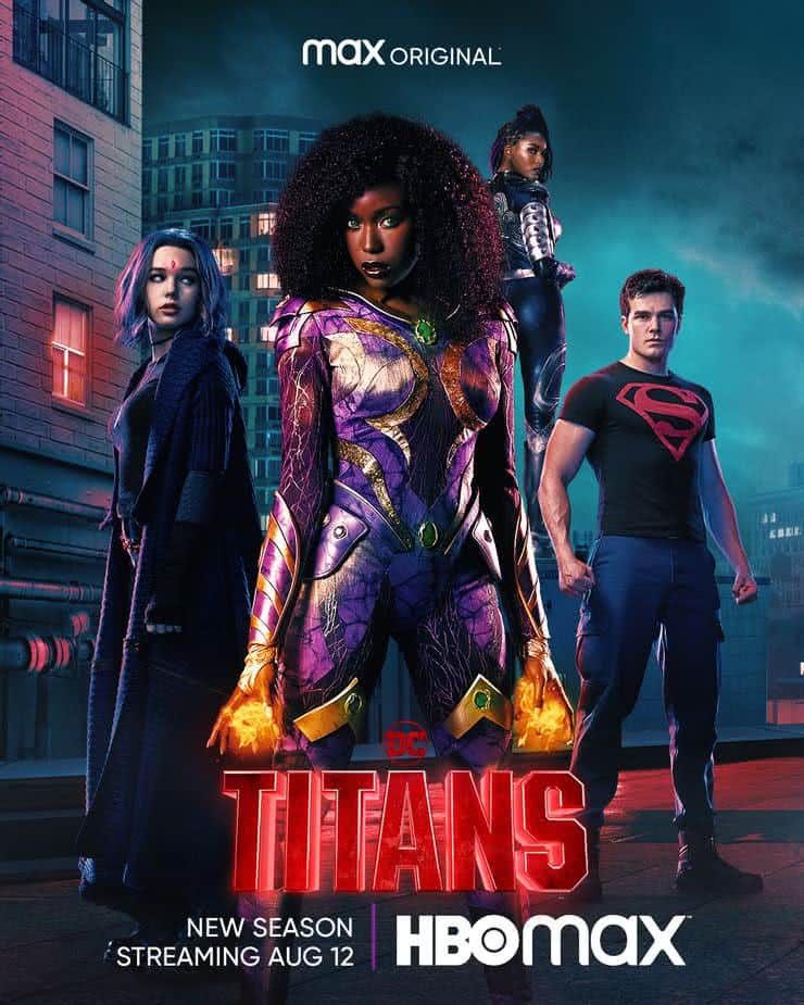 Divulgados cartazes da terceira temporada de Titãs 3 Elenco de Titãs (Divulgação / HBO Max)