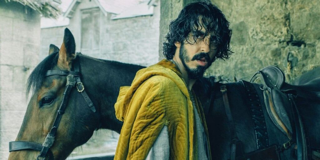 Dev Patel em The Green Knight (Reprodução)