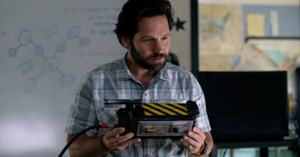 Paul Rudd em Ghostbusters - Mais Além (Reprodução / Sony)