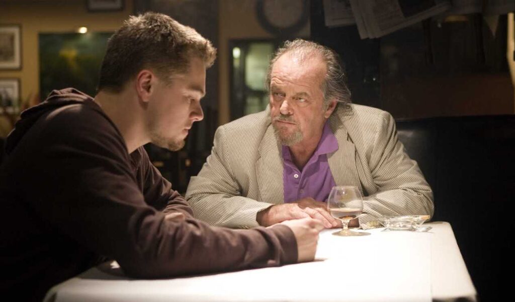 Frank Costello e Matt Damon em Os Infiltrados (Reprodução)