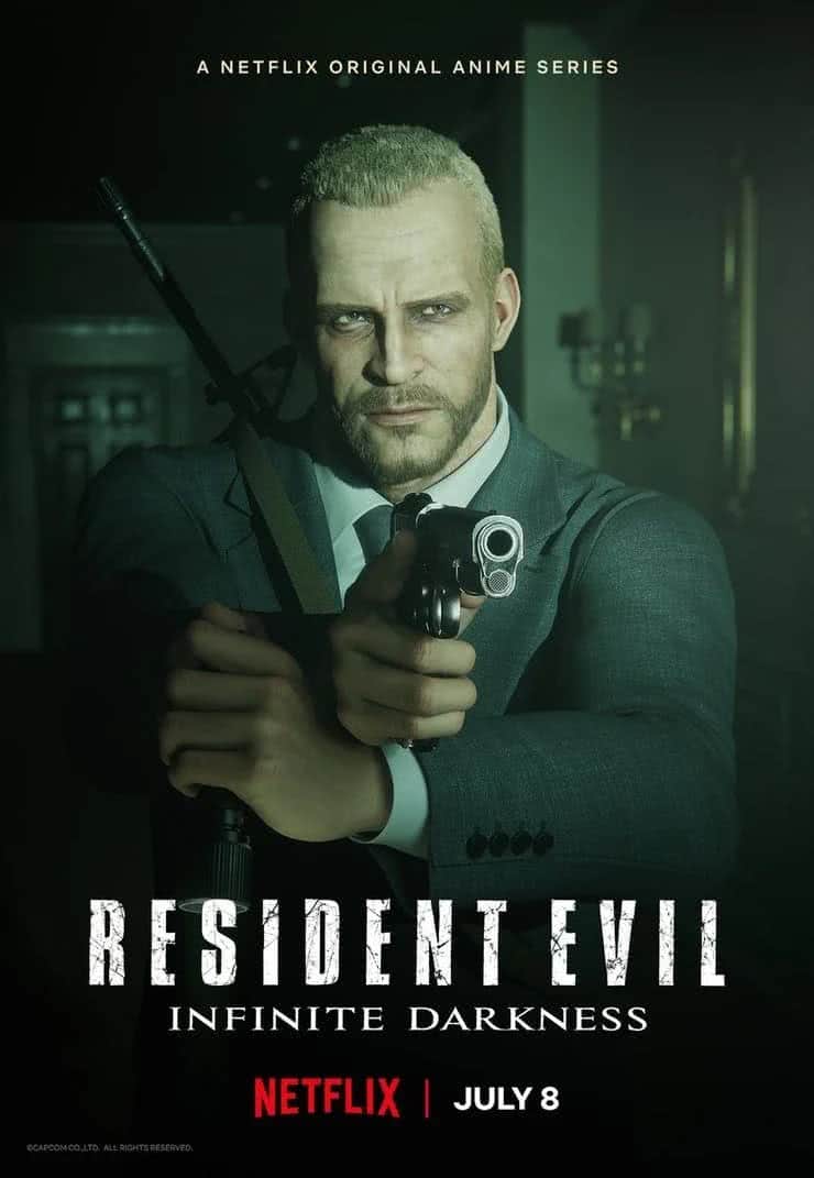 Jason em Resident Evil: No Escuro Absoluto (Divulgação / Netflix)