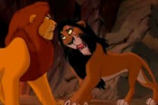 Mufasa e Scar em O Rei Leão (Reprodução)