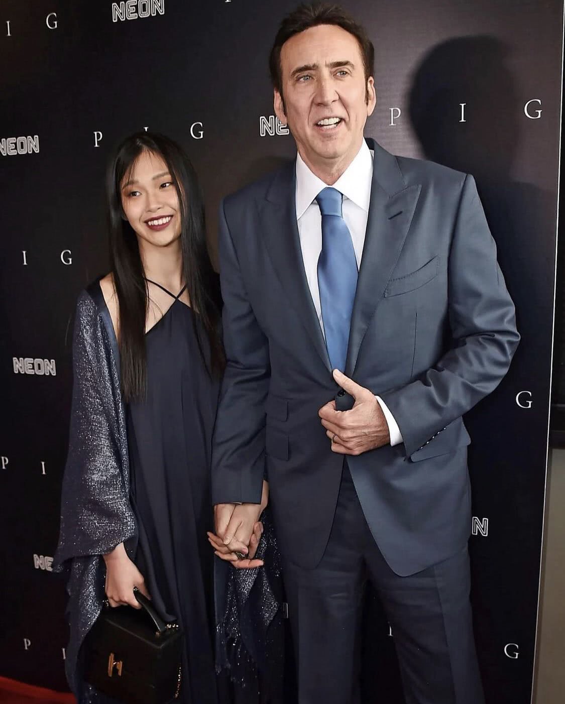 Nicolas Cage e a esposa Riko Shibata Riko Shibata Reproducao