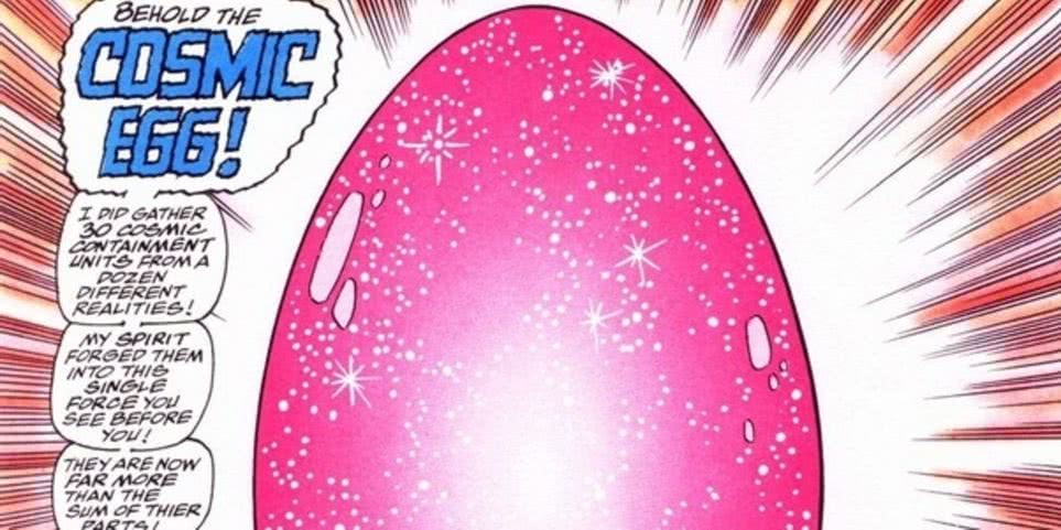 Ovo Cósmico nos Quadrinhos da Marvel (Reprodução)