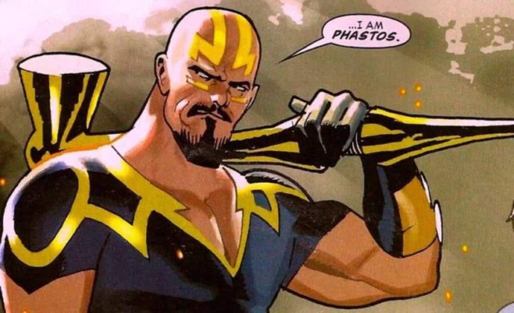 Saiba o que os quadrinhos dizem sobre Phastos, de Eternos Phastos nos Quadrinhos da Marvel (Reprodução)