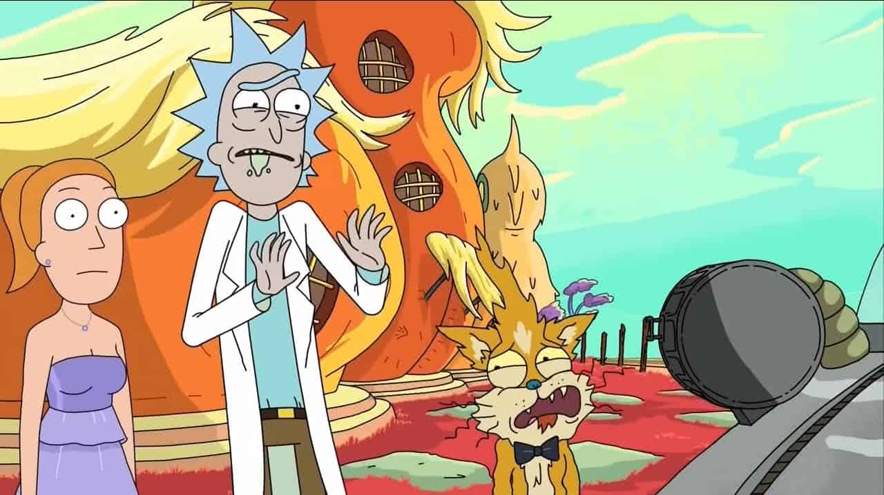Planeta Squanch em Rick and Morty (Reprodução)
