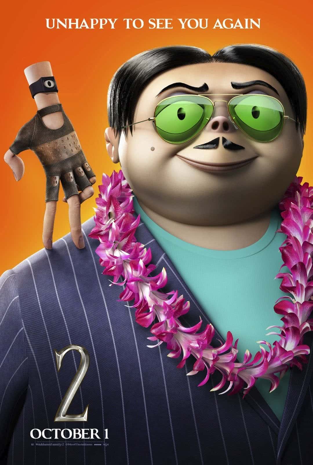 Poster de A Familia Addams 2 Gomez Divulgacao