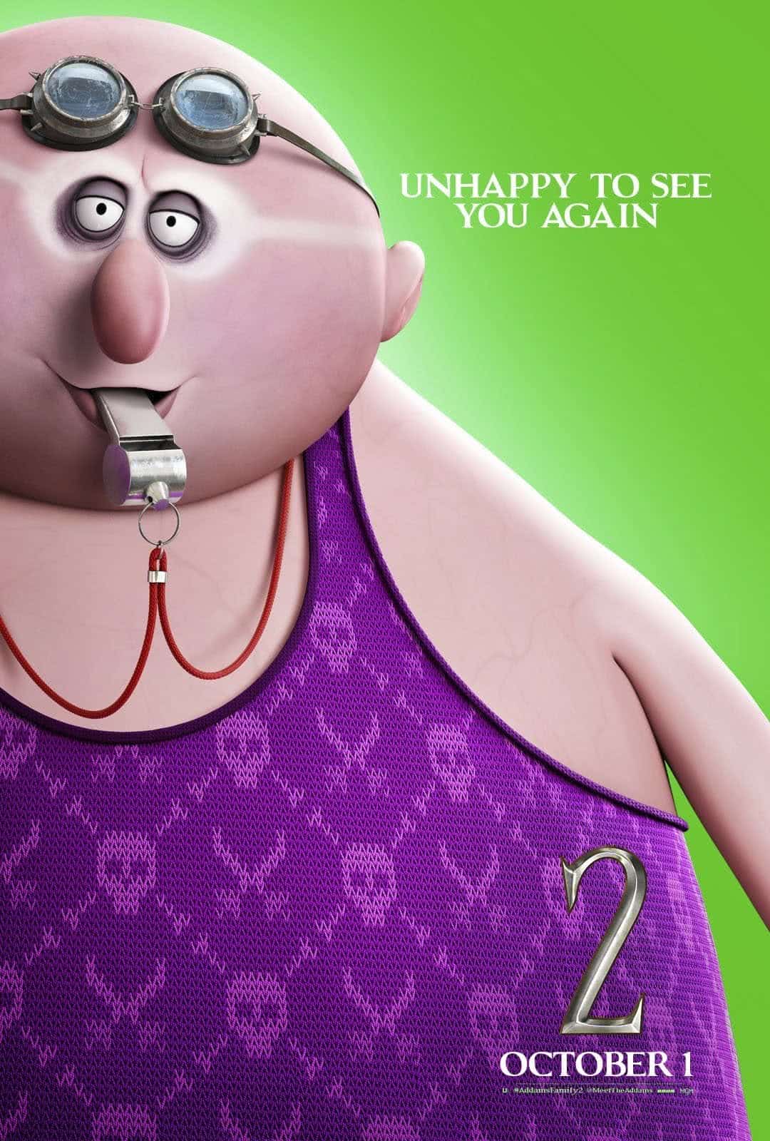 Poster de A Familia Addams 2 Tio Fester Divulgacao