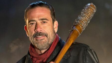 Negan (Jeffrey Dean Morgan) em The Walking Dead (Divulgação / AMC)