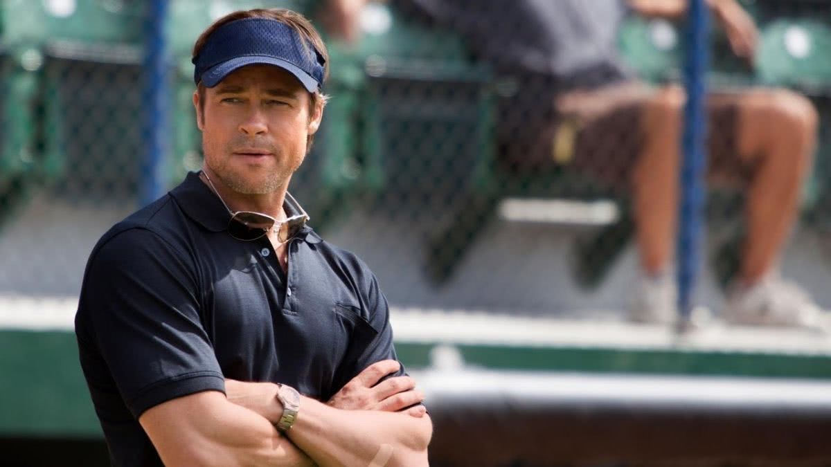Brad Pitt em O Homem que Mudou o Jogo
