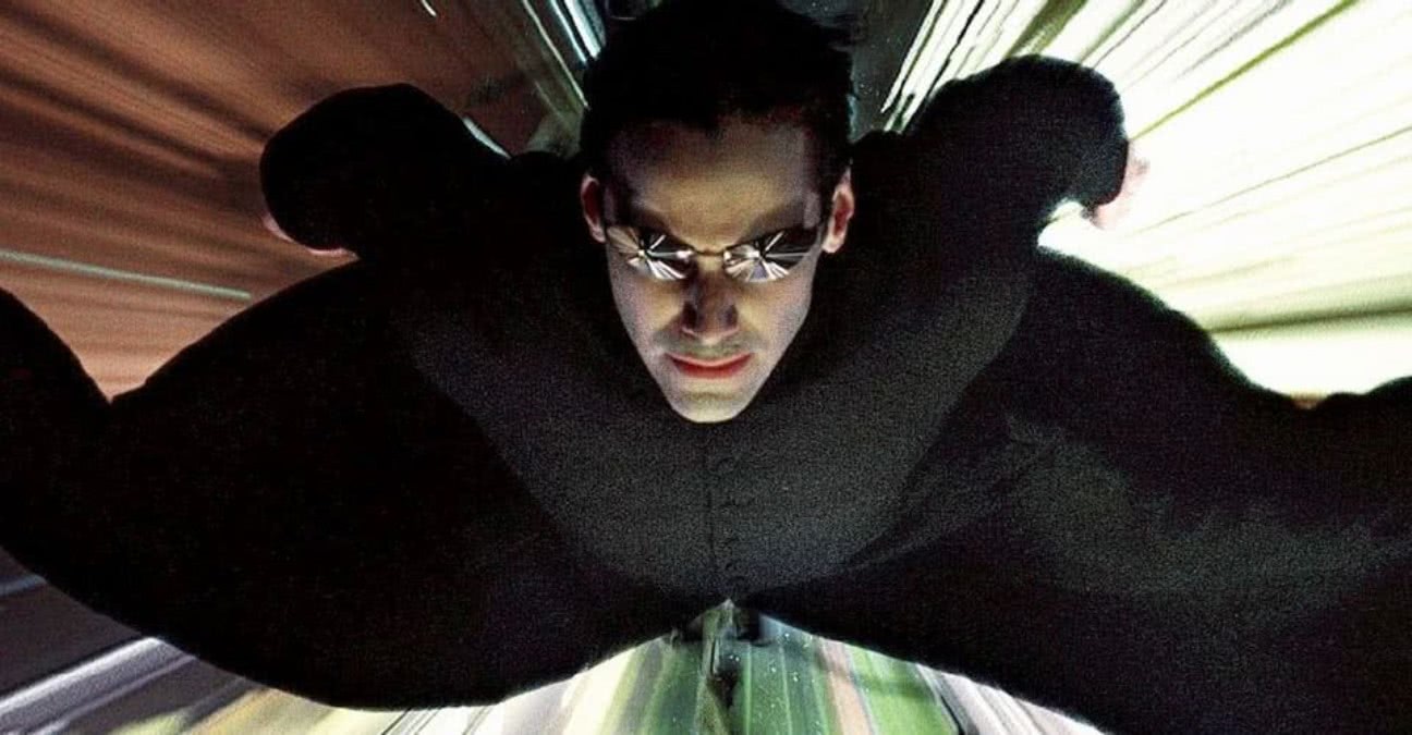 Neo (Keanu Reeves) na franquia Matrix (Reprodução)