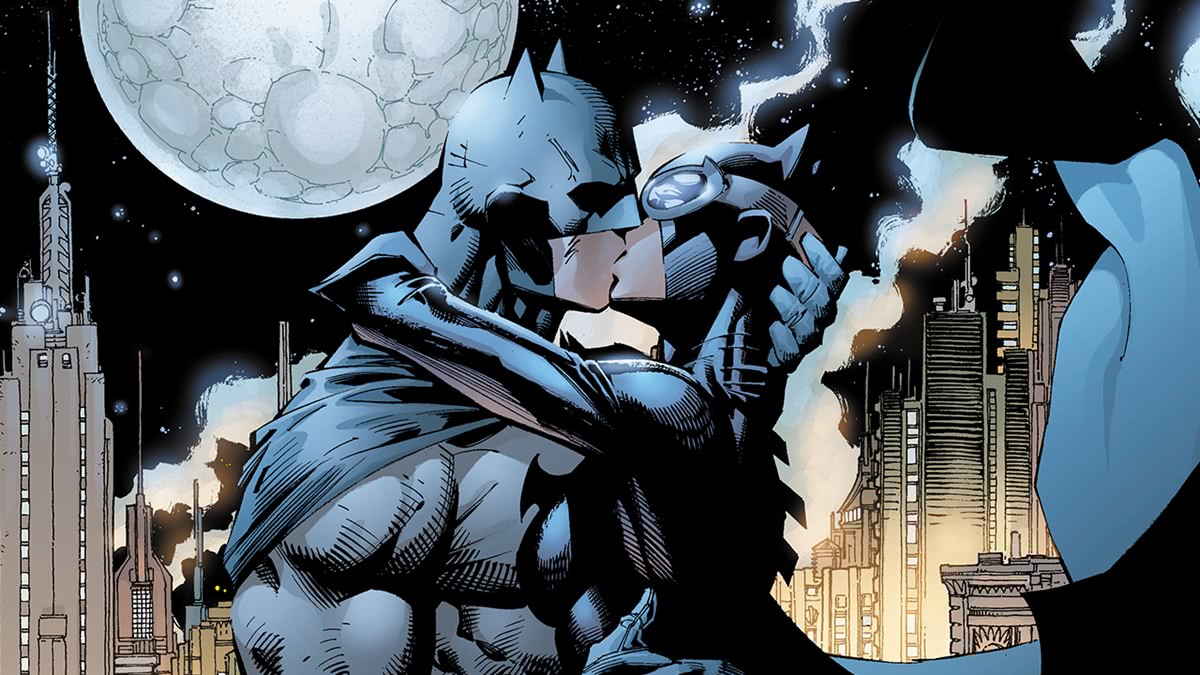 Batman e Mulher-Gato nos quadrinhos da DC (Reprodução)