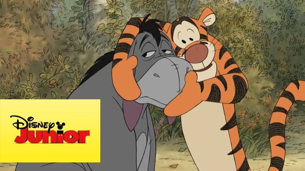 Bisonho e Tigrão em As Aventuras de Winnie the Pooh (Reprodução)