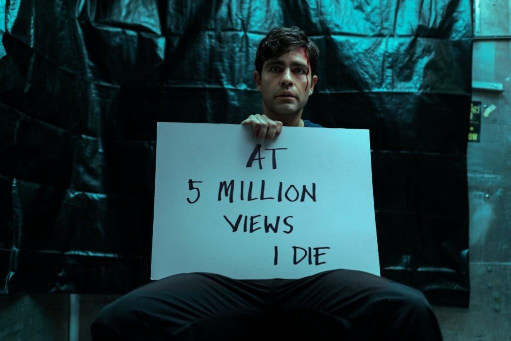 Netflix divulga trailer de Clickbait, nova série de mistério virtual Cena de Clickbait (Reprodução / Netflix)