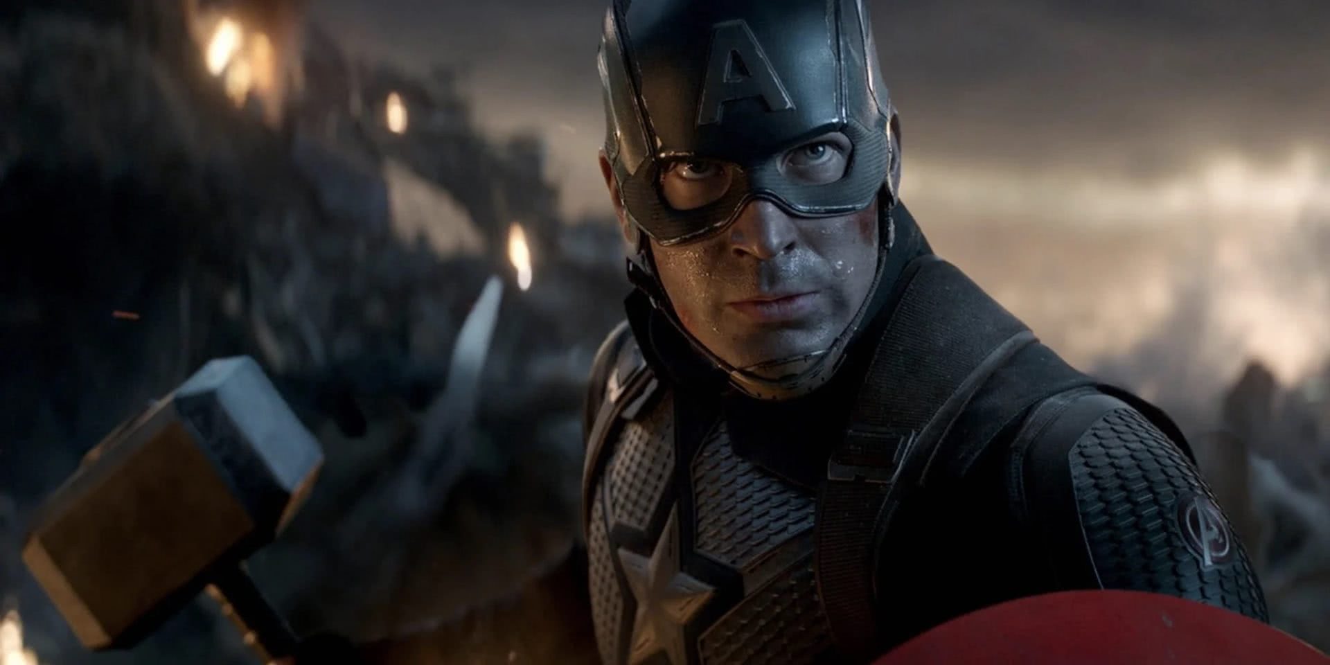 Capitão América (Chris Evans) em Vingadores Ultimato (Reprodução)