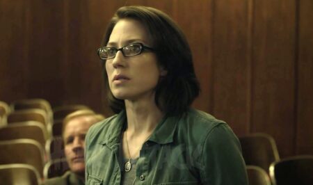 Carrie Coon em Garota Exemplar Reproducao